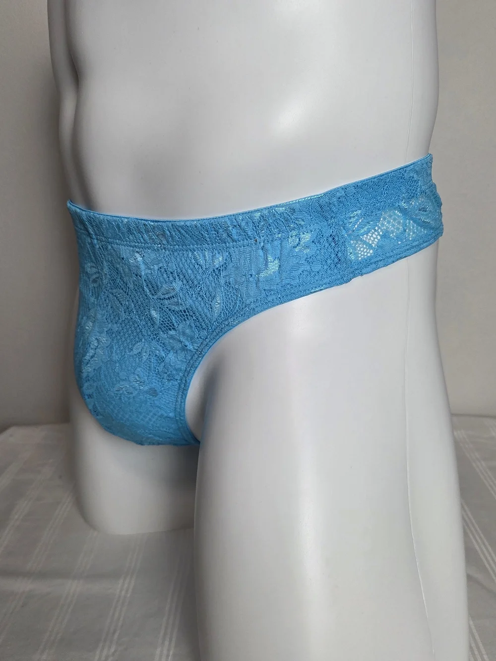 Cosabella Bright Blue Lace Briefs for Men